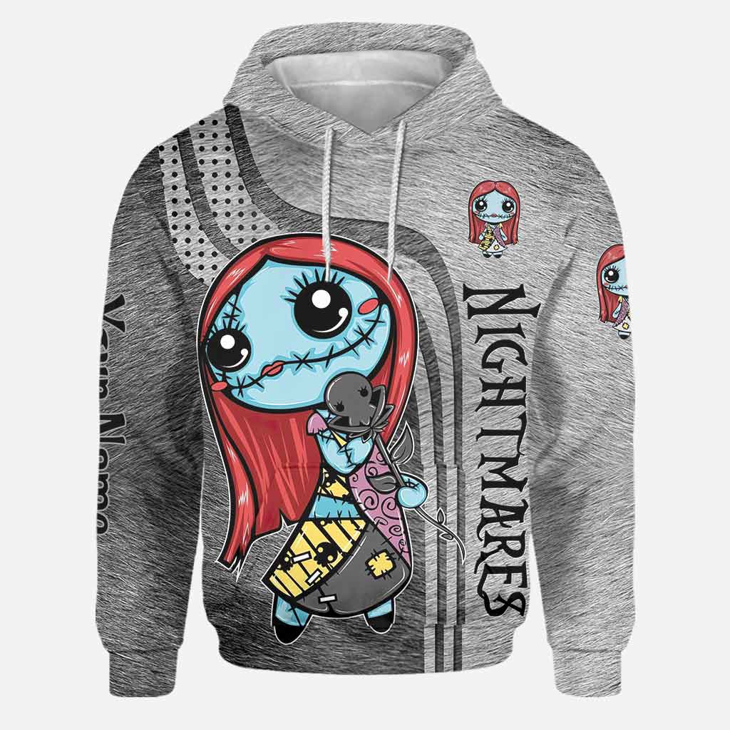 Personalized Cute Nightmares Hoodie & Leggings Set for Her