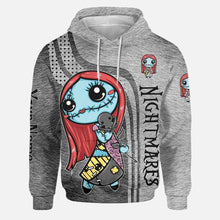 Load image into Gallery viewer, Personalized Cute Nightmares Hoodie &amp; Leggings Set for Her
