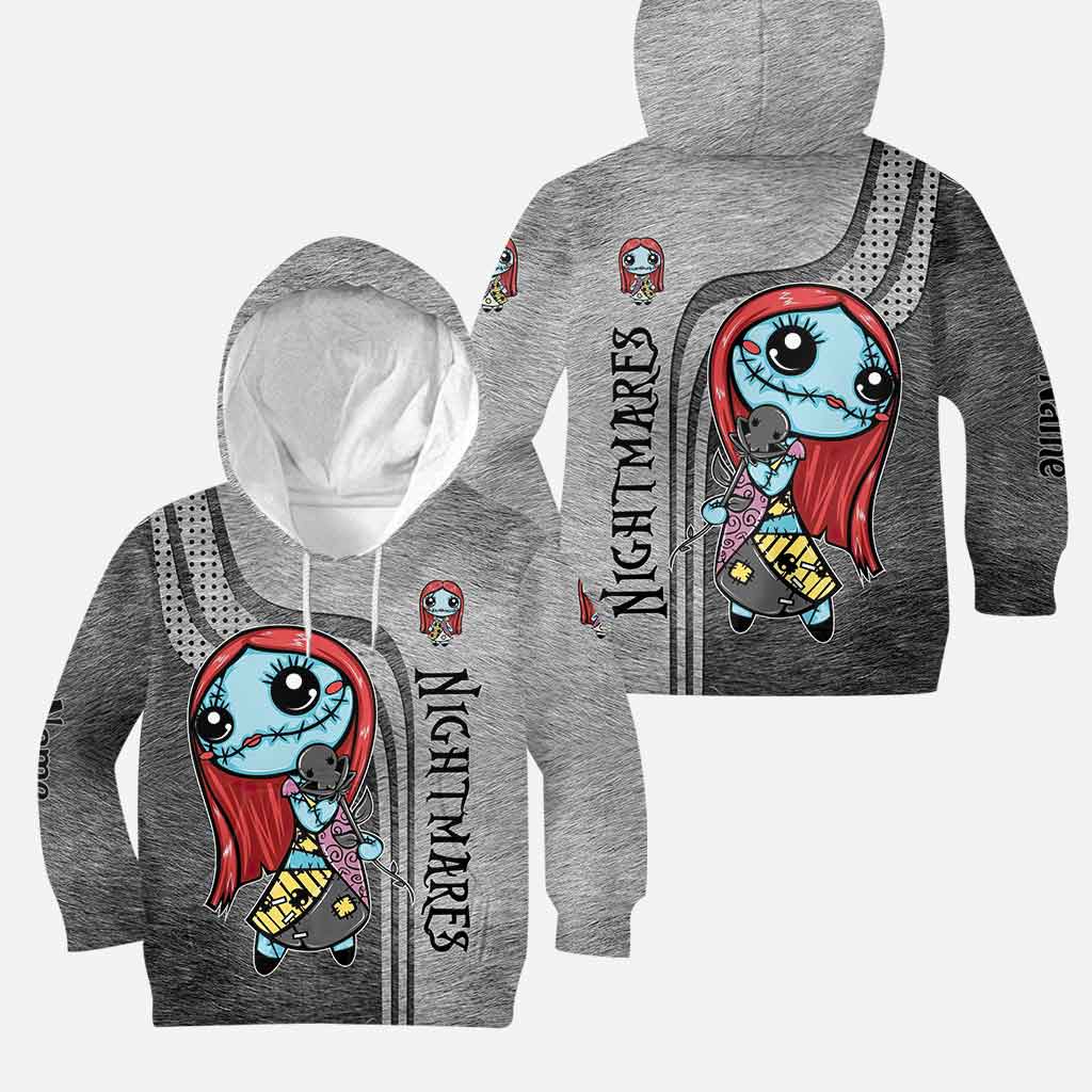 Personalized Cute Nightmares Hoodie & Leggings Set for Her