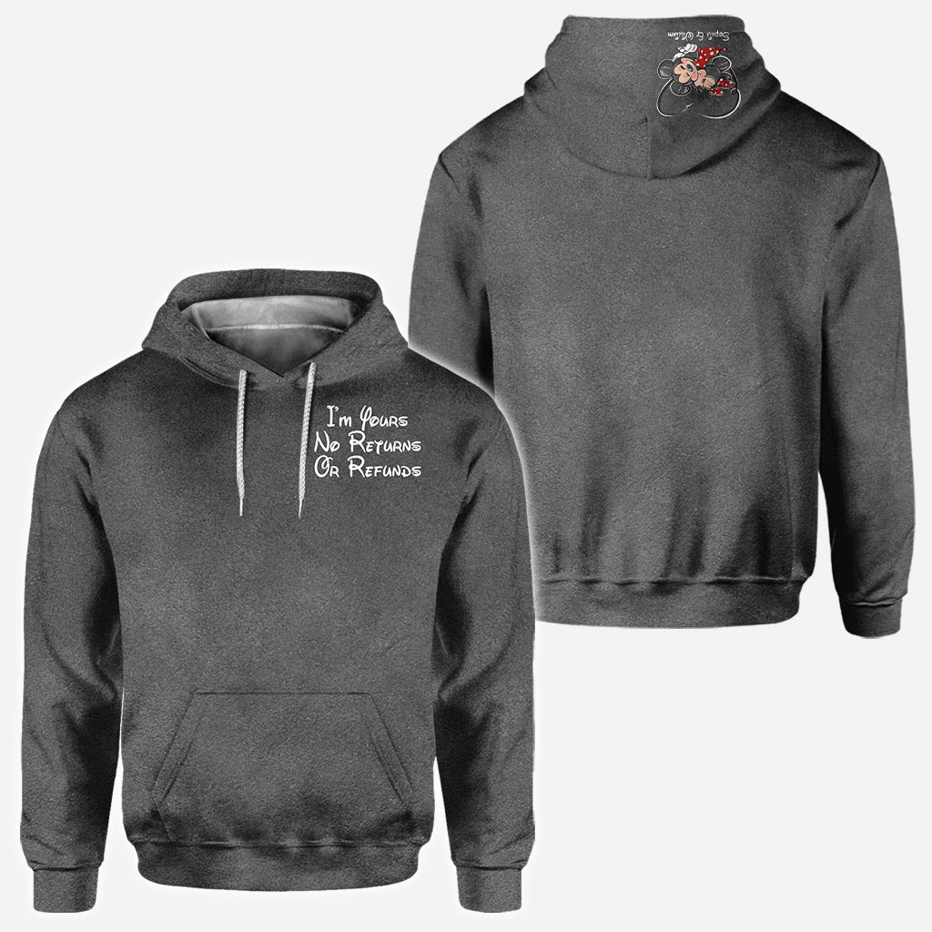 Personalized Couple All Over Print Hoodie I'm Yours Gift