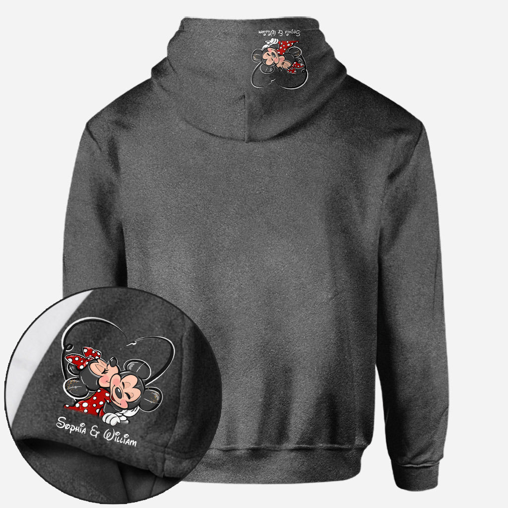 Personalized Couple All Over Print Hoodie I'm Yours Gift