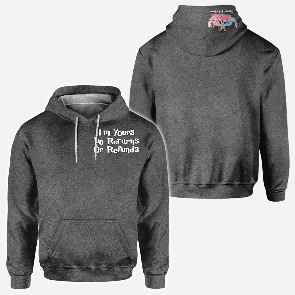 Personalized Couple Hoodie I'm Yours No Returns Or Refunds Gift