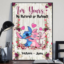 Load image into Gallery viewer, Personalized Ohana Canvas Print Custom Name Gift for Couple
