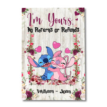 Load image into Gallery viewer, Personalized Ohana Canvas Print Custom Name Gift for Couple
