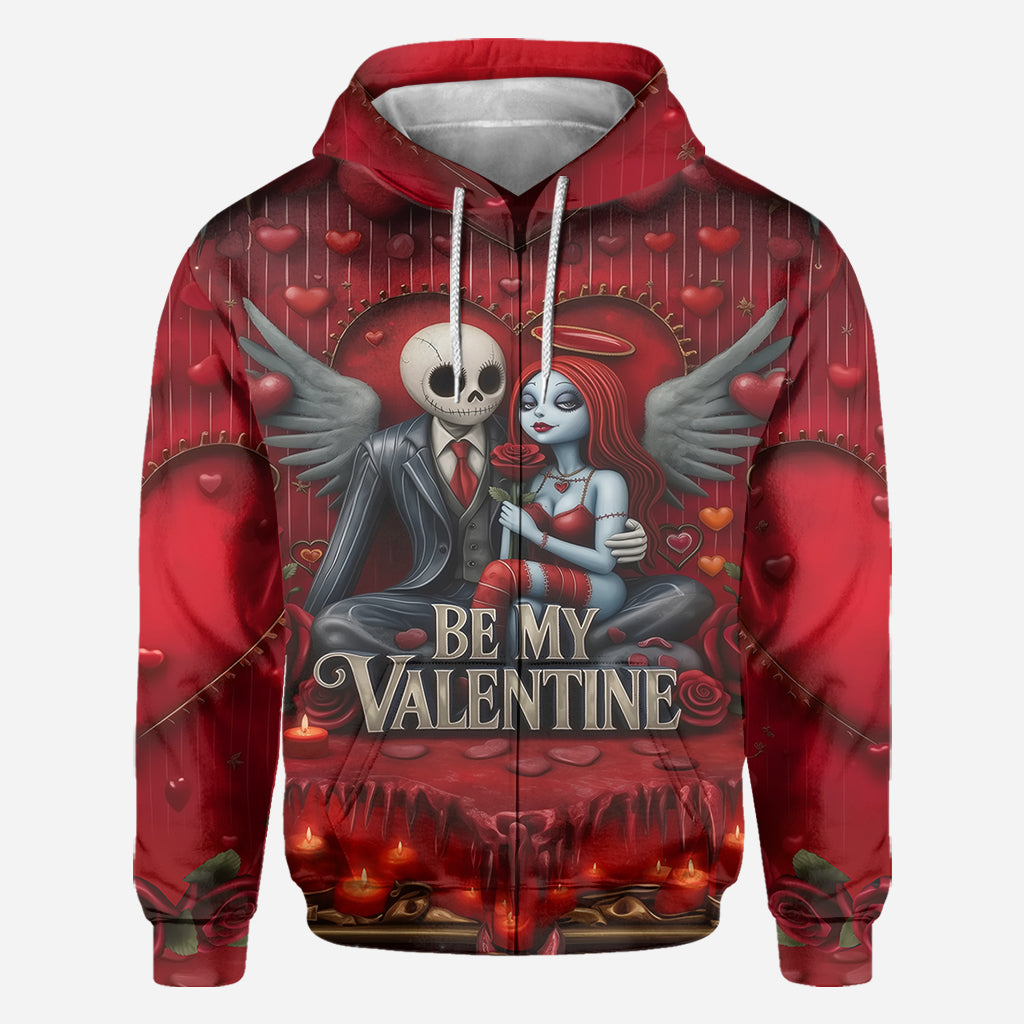 Personalized All Over Shirt Be My Valentine Gift for Couples