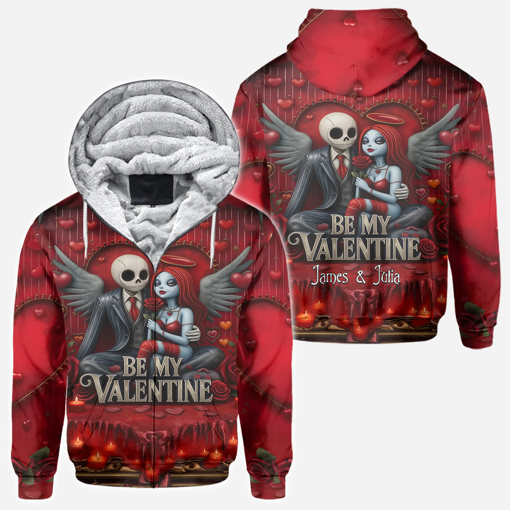 Personalized All Over Shirt Be My Valentine Gift for Couples