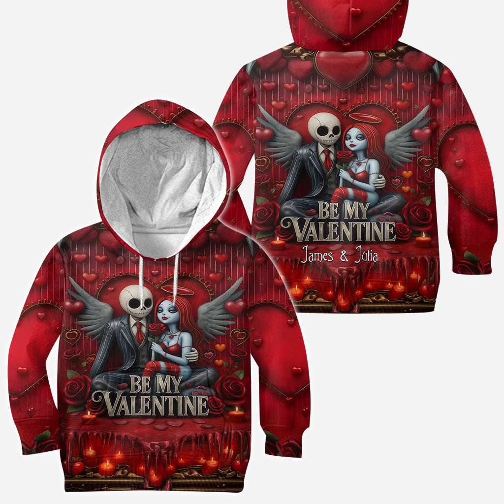 Personalized All Over Shirt Be My Valentine Gift for Couples
