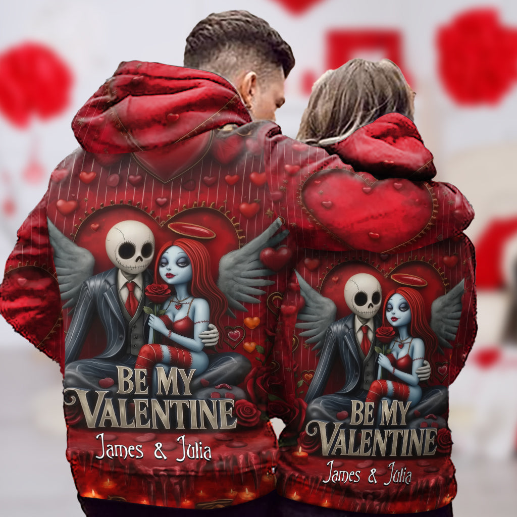 Personalized All Over Shirt Be My Valentine Gift for Couples