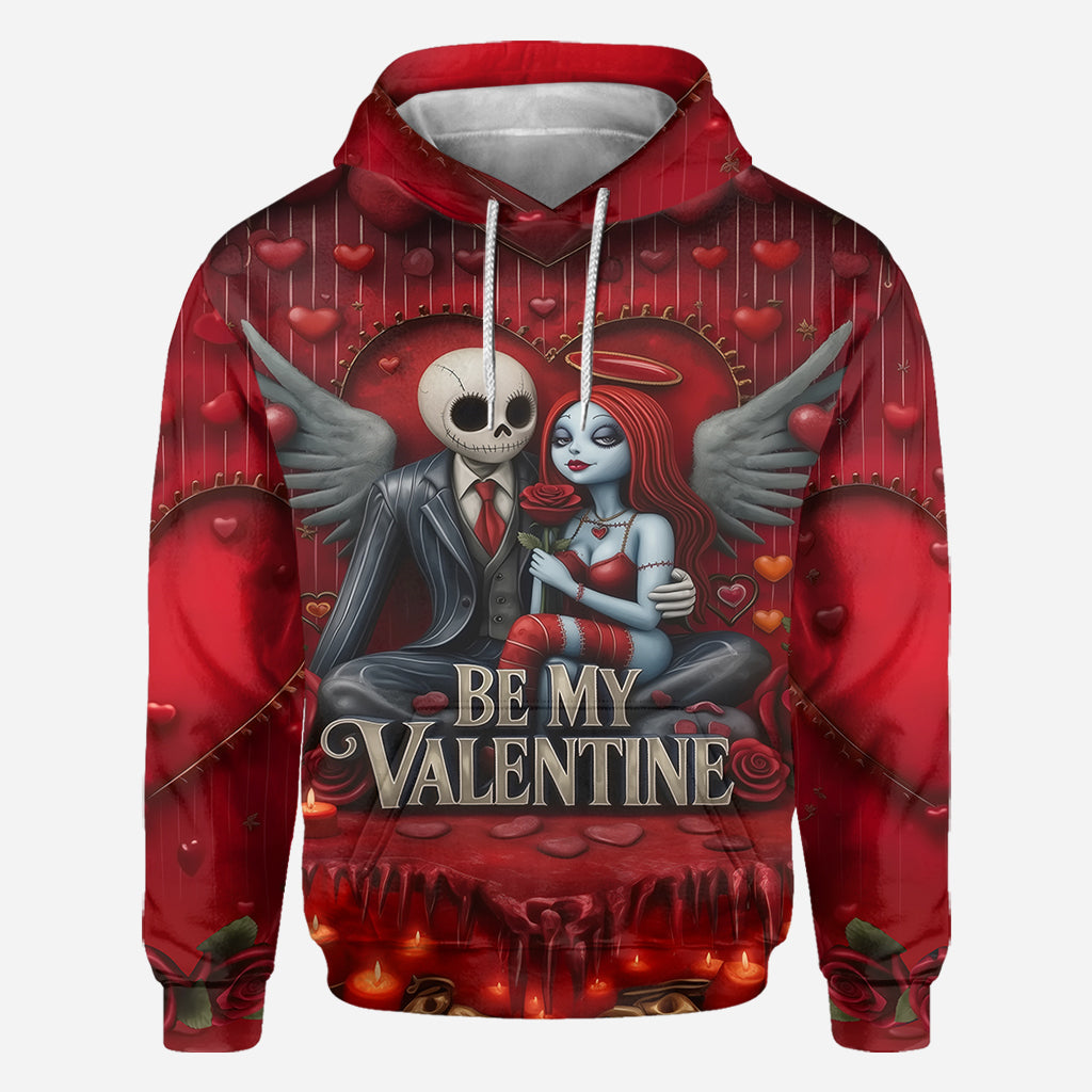 Personalized All Over Shirt Be My Valentine Gift for Couples