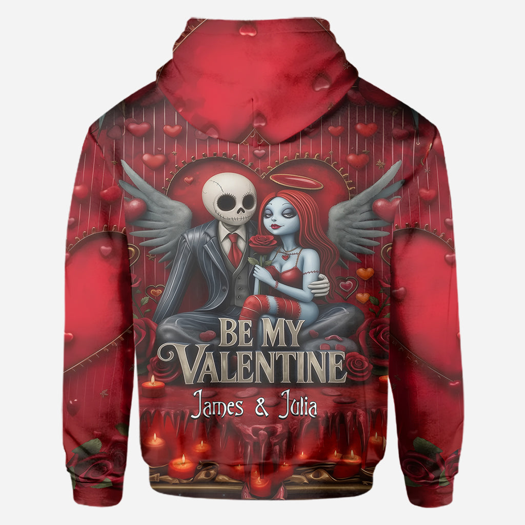 Personalized All Over Shirt Be My Valentine Gift for Couples