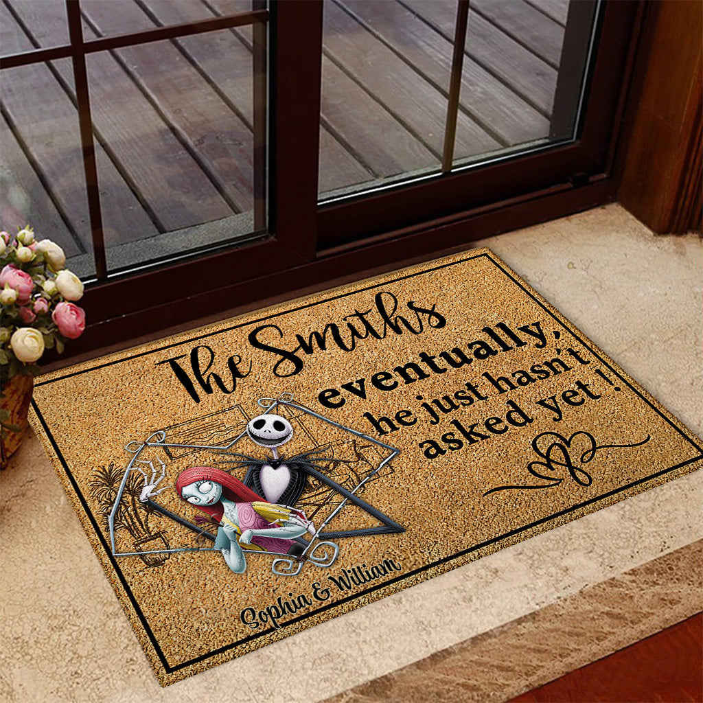 Personalized Nightmare Doormat Custom Name for Couples