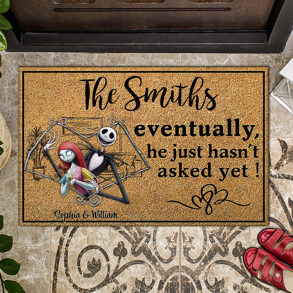 Personalized Nightmare Doormat Custom Name for Couples