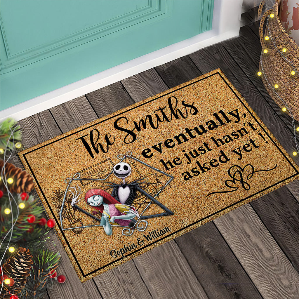 Personalized Nightmare Doormat Custom Name for Couples
