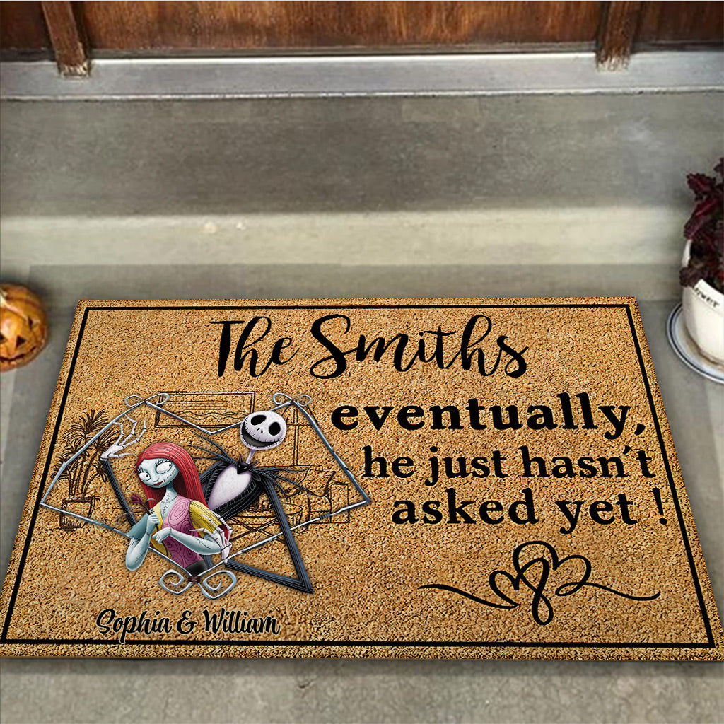 Personalized Nightmare Doormat Custom Name for Couples