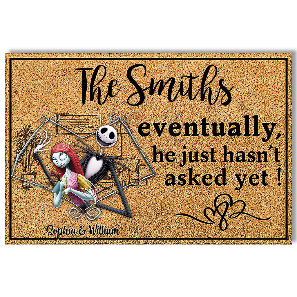 Personalized Nightmare Doormat Custom Name for Couples