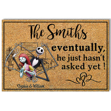 Load image into Gallery viewer, Personalized Nightmare Doormat Custom Name for Couples
