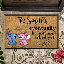 Load image into Gallery viewer, Personalized Ohana Doormat Custom Family Name Gift Home Decor
