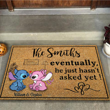 Load image into Gallery viewer, Personalized Ohana Doormat Custom Family Name Gift Home Decor
