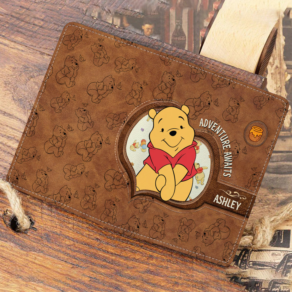 Personalized Winnie the Pooh Passport Holder Custom Name Gift
