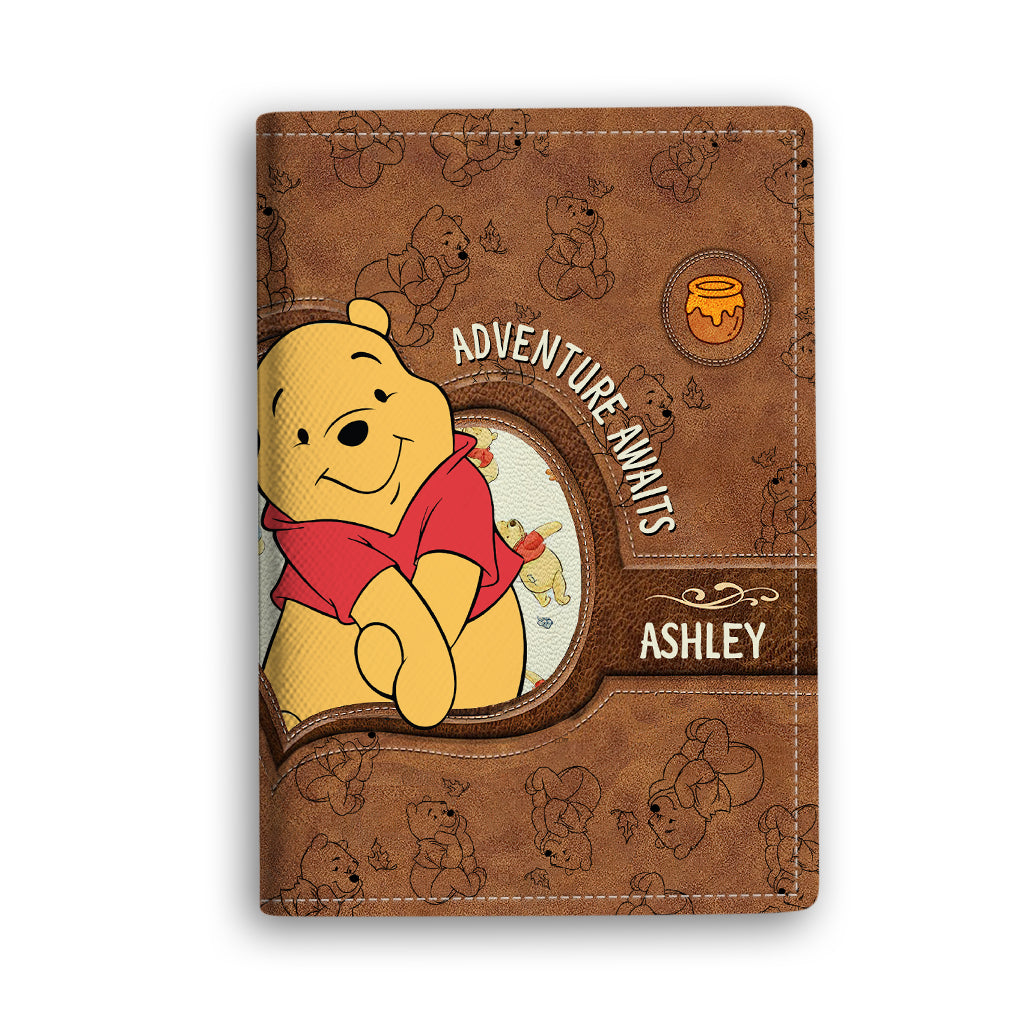 Personalized Winnie the Pooh Passport Holder Custom Name Gift