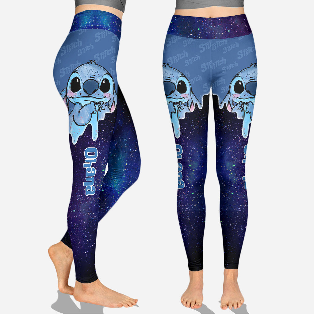 Personalized Ohana Hoodie and Leggings Set Custom Gift