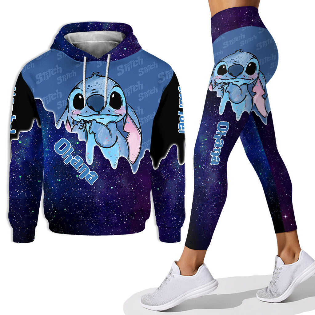 Personalized Ohana Hoodie and Leggings Set Custom Gift