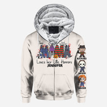 Load image into Gallery viewer, Personalized Horror Theme All-Over Shirt for Mom | Custom Name Gift
