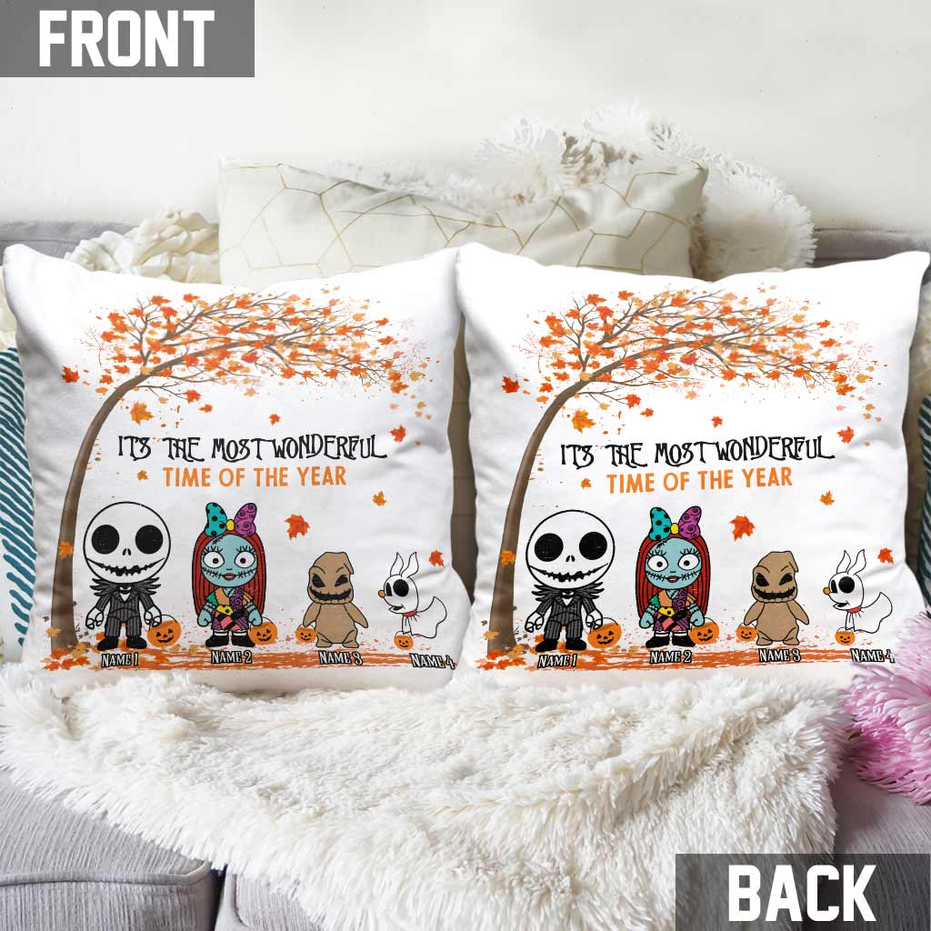 Personalized Halloween Nightmare Throw Pillow Decor Gift