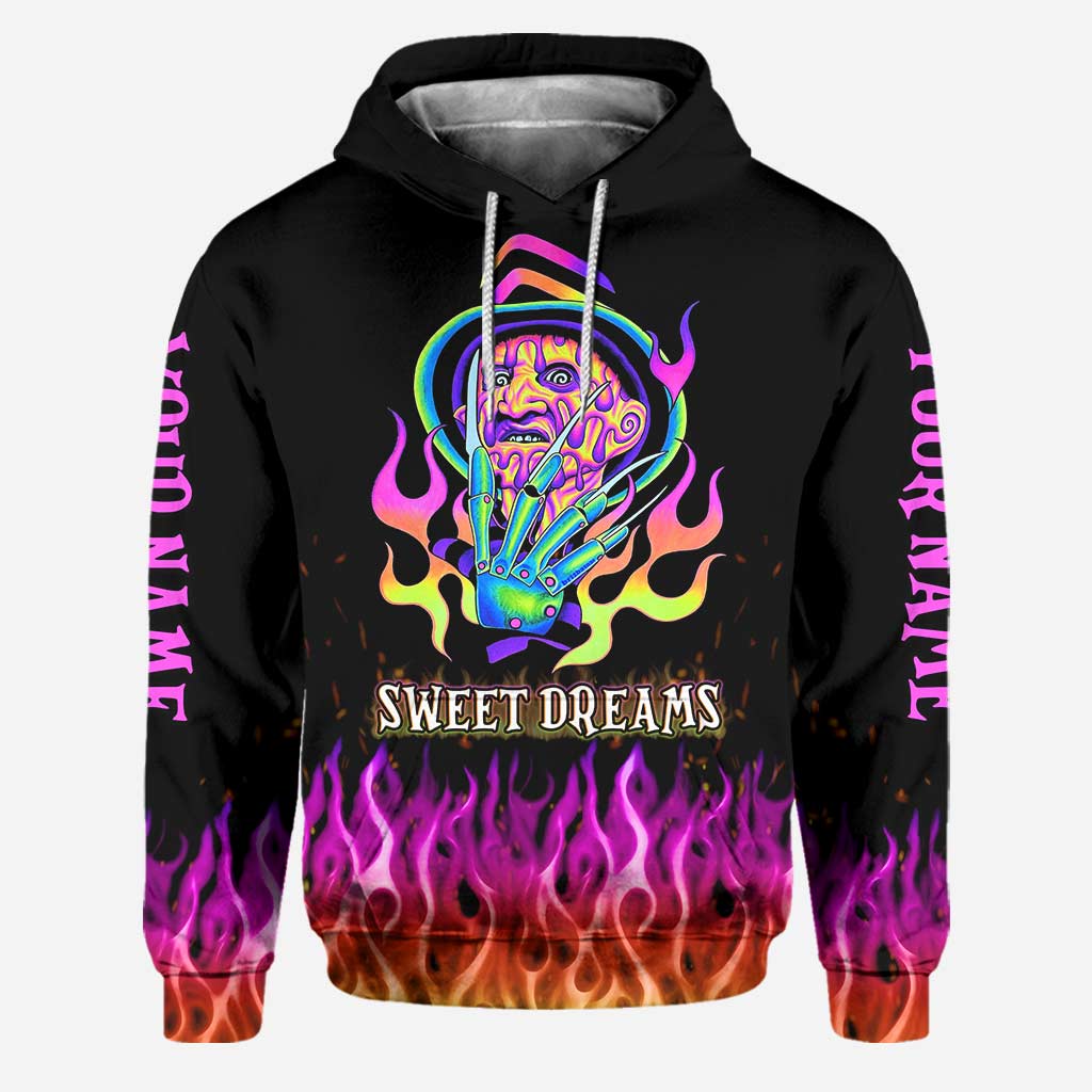 Custom Name Sweet Dreams Hoodie and Leggings Set for Women