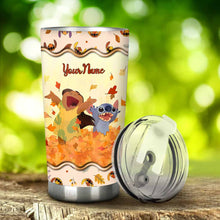 Load image into Gallery viewer, Personalized Fall Tumbler Custom Name Ohana Gift for Mom
