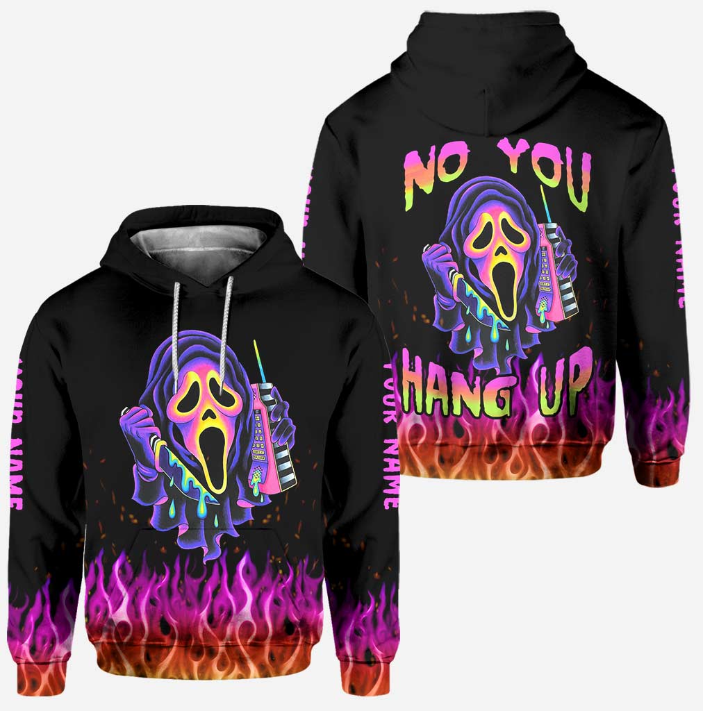 Personalized No You Hang Up Hoodie & Leggings Set for Couples