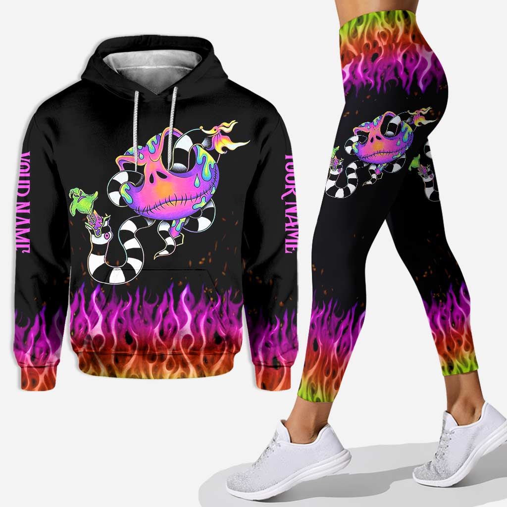 Personalized Nightmare Hoodie and Leggings Set Custom Name Gift