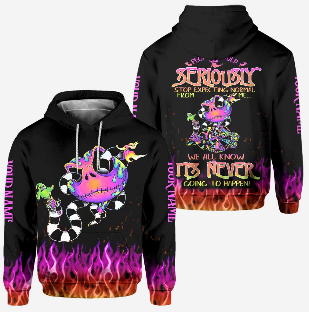 Personalized Nightmare Hoodie and Leggings Set Custom Name Gift