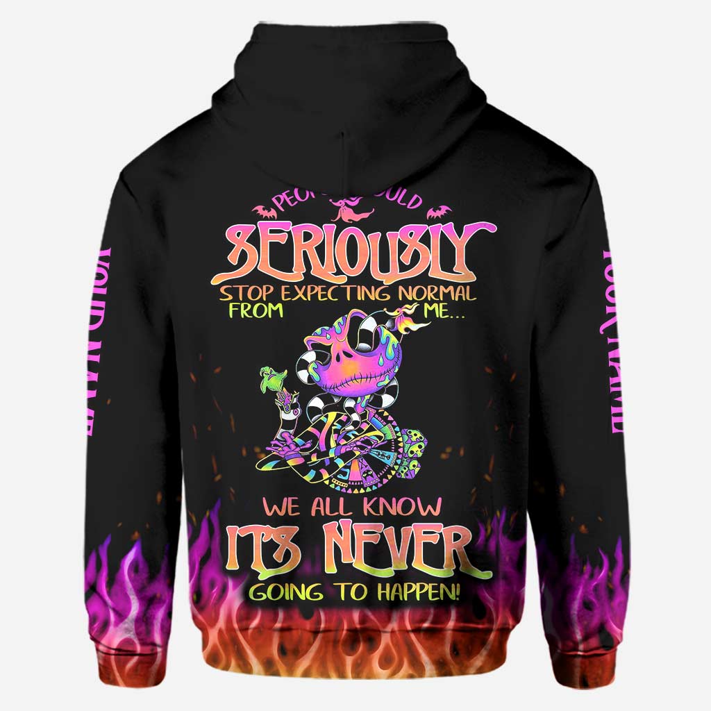 Personalized Nightmare Hoodie and Leggings Set Custom Name Gift