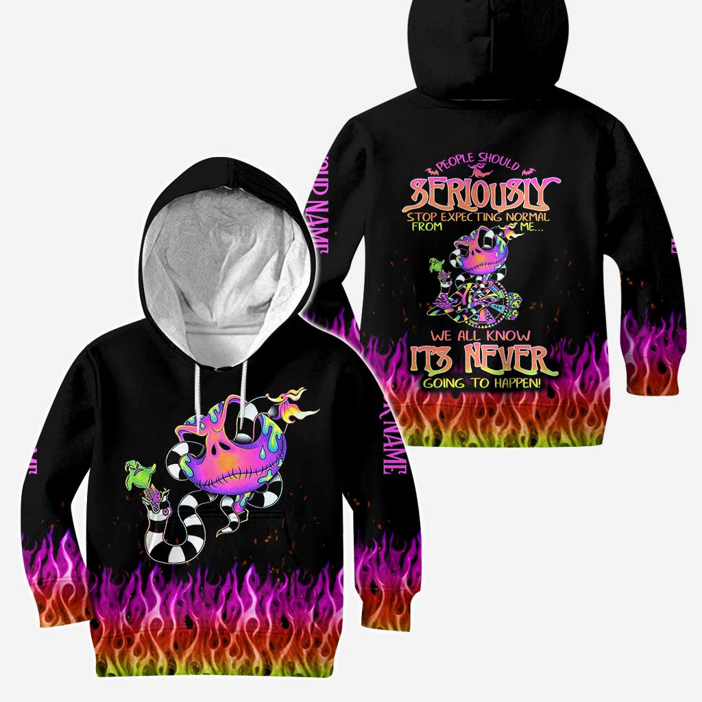 Personalized Nightmare Hoodie and Leggings Set Custom Name Gift