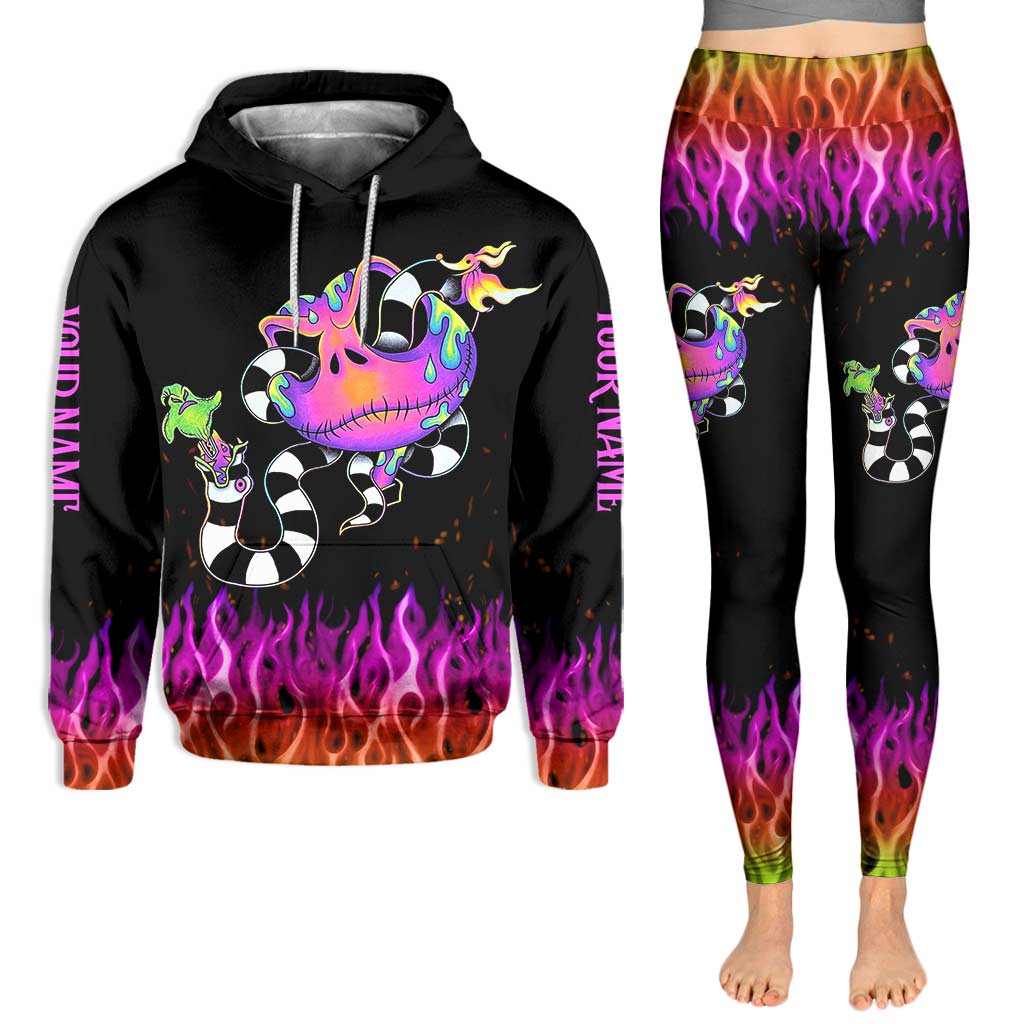 Personalized Nightmare Hoodie and Leggings Set Custom Name Gift