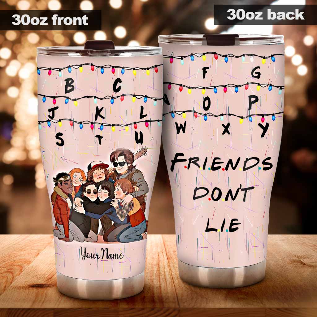 Personalized Stranger Things Tumbler Custom Name Gift for Fans