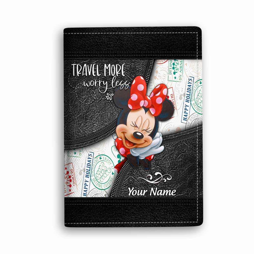 Personalized Mouse Passport Holder Custom Name Travel Gift