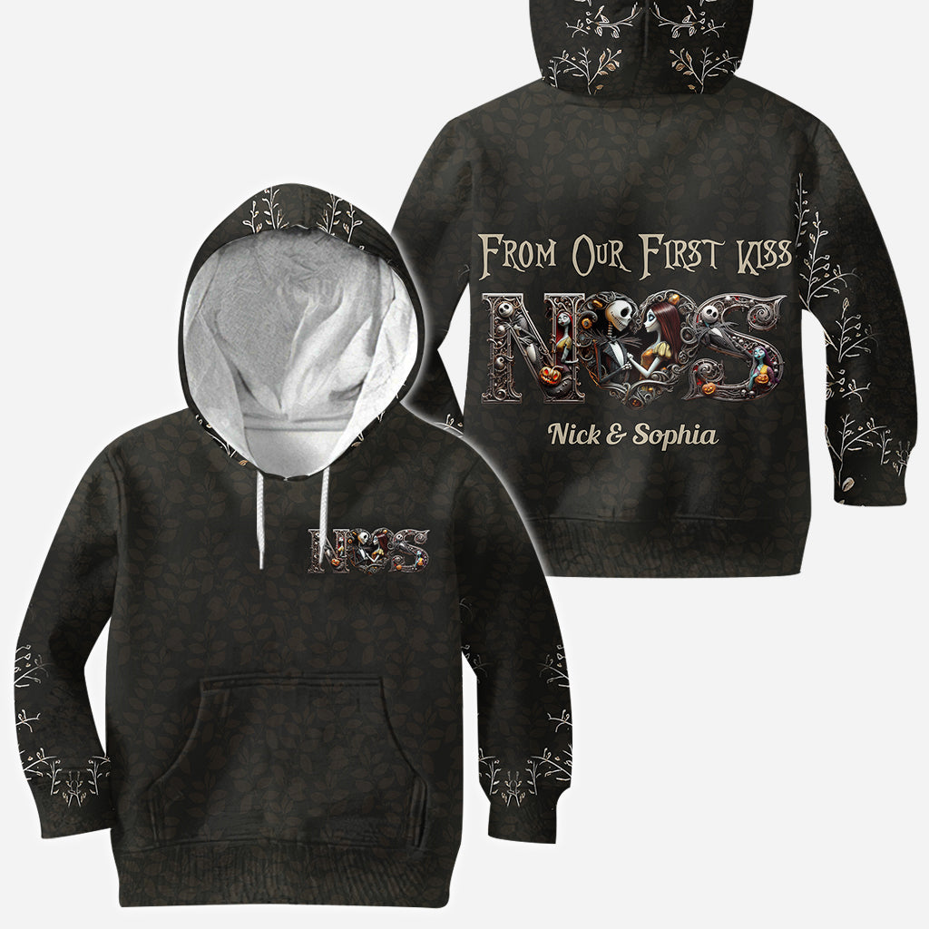 Personalized Halloween All Over Shirt for Couples Gift