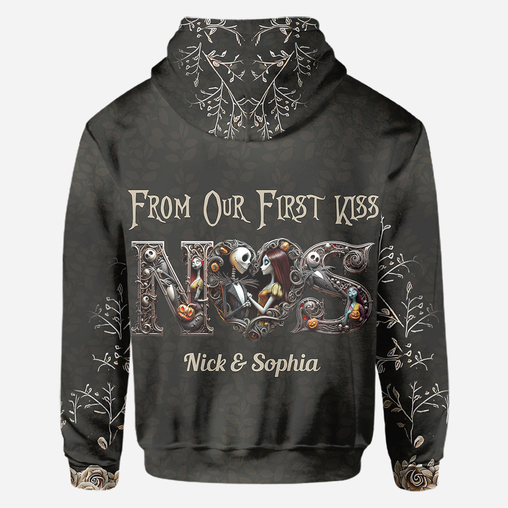 Personalized Halloween All Over Shirt for Couples Gift