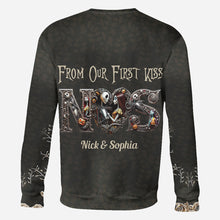 Load image into Gallery viewer, Personalized Halloween All Over Shirt for Couples Gift
