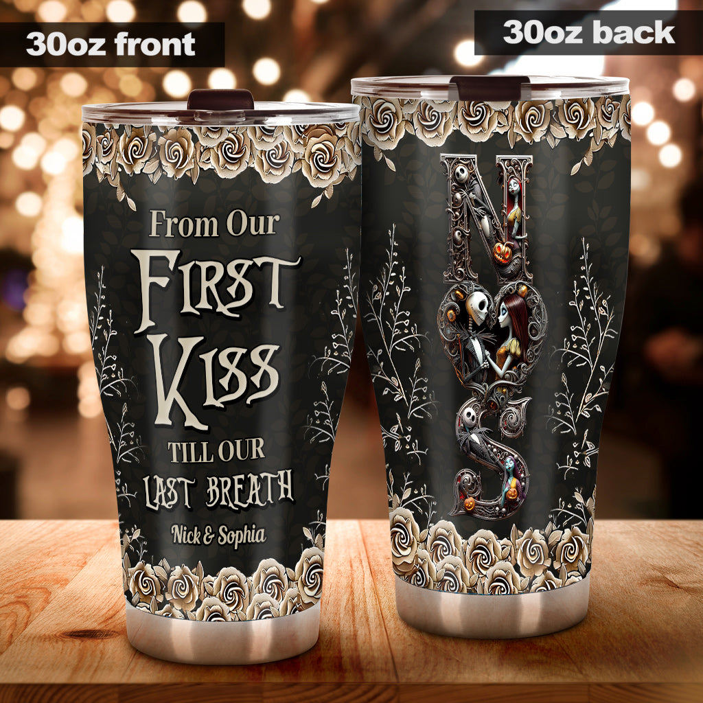 Personalized Nightmare Tumbler Custom Couple Name Gift
