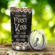 Load image into Gallery viewer, Personalized Nightmare Tumbler Custom Couple Name Gift
