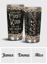 Load image into Gallery viewer, Personalized Nightmare Tumbler Custom Couple Name Gift
