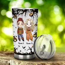 Load image into Gallery viewer, Personalized Halloween Tumbler Custom Bestie Forever Drinkware
