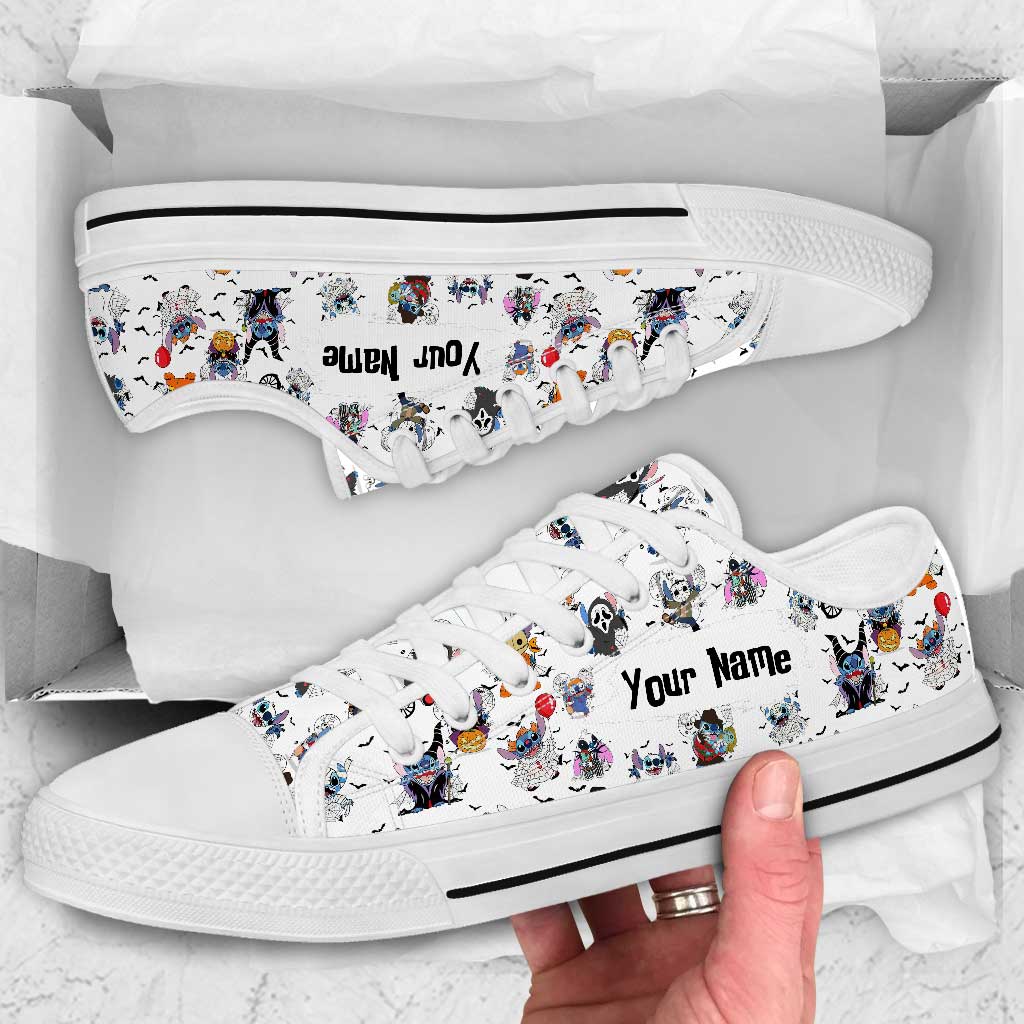 Personalized Halloween Low Top Shoes Custom Name Gift