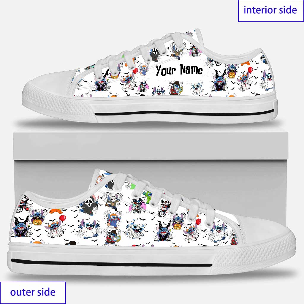 Personalized Halloween Low Top Shoes Custom Name Gift