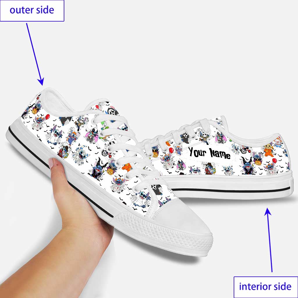 Personalized Halloween Low Top Shoes Custom Name Gift