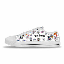 Load image into Gallery viewer, Personalized Halloween Low Top Shoes Custom Name Gift
