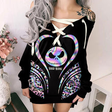 Load image into Gallery viewer, Personalized Halloween Off Shoulder Dress Custom Name Gift
